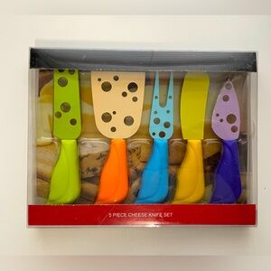Cut To The Cheese - 5 Piece Cheese Knife Set NWT